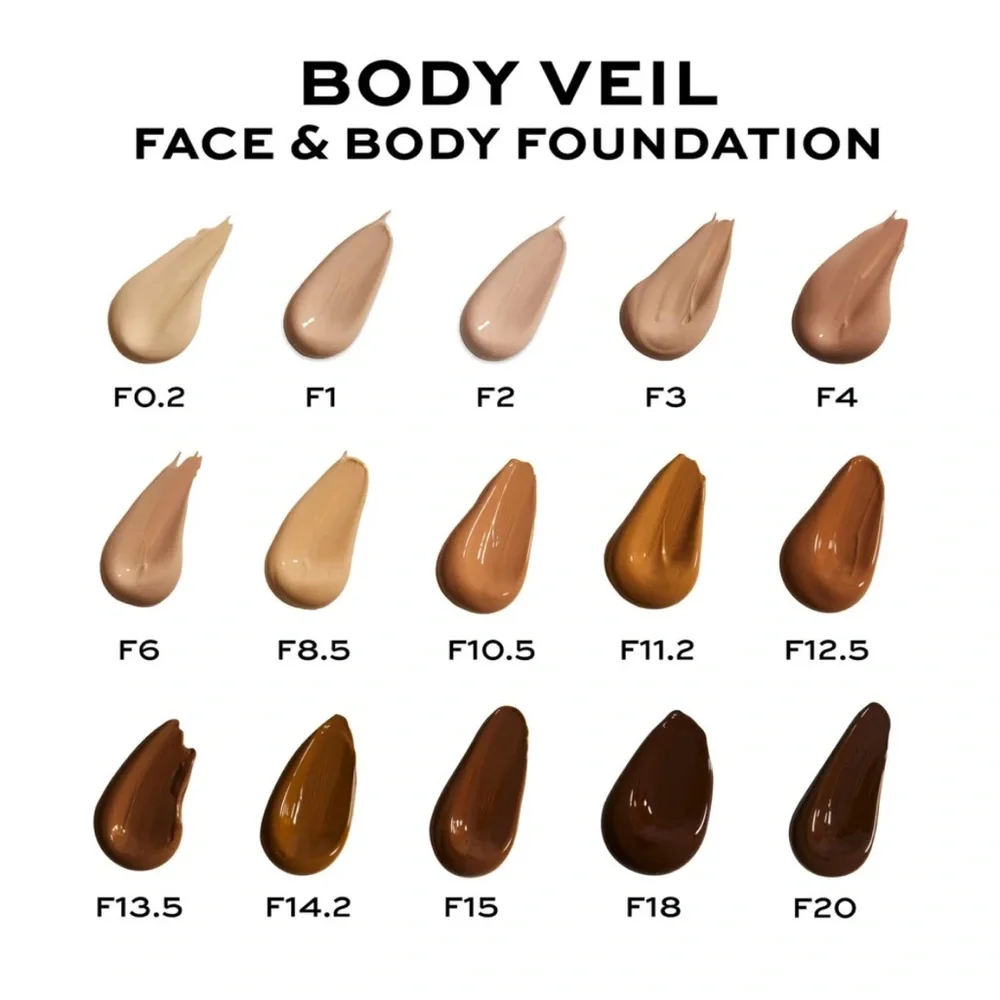 NEW Makeup Revolution Glow Body Veil Face & Body Foundation With Hyaluronic Acid